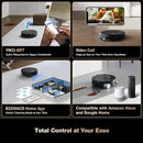 ECOVACS DEEBOT X8 PRO OMNI Robot Vacuum and Mop, 18000Pa, OZMO ROLLER Instant Self-Washing Mopping, 167℉ Hot Water Mop Washing, Auto Cleaning Solution Adding, Hot Air-Drying, Self-Emptying, Black by CozyNest Decor