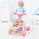 CUTE STONE 2-in-1 Baby Walker for Girls, Toddlers Learning Walker, Early Educational Push Walking Toys with Detachable Activity Center for Infants 12+ Months by TinyTreasures Baby Boutique