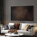 SIGNWIN 36"x60" Extra Large Framed Wall Art Dark Brown Abstract Moody Illustration for Home Living Room Bedroom Decor (Frame Assembly Required) by CozyNest Decor