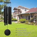 ASTARIN Large Wind Chimes for Outside(38 inch), Sympathy Wind Chimes Outdoor Clearance with 8 Aluminum Tuned Black Tubes, Memorial Wind Chimes Gift Decoration for Home, Garden,Patio,Backyard. by CozyNest Decor