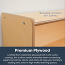 Angeles Value Line Preschool 2-Shelf Storage, Classroom Organization, Cubbies for Daycare, Assembly Required, 48" L x 12" W x 27" H by TinyTreasures Baby Boutique
