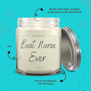 1OAK Vanilla Scented Nurse Candle - Best Nurse Gifts for Women, Men - RN Graduation Gift by CozyNest Decor