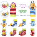 Bloobloomax Baby Rattles Toys for 0-12 Month, Infant Girl Boy Toys for Babies 3-6 Months, Newborn Hand & Foot Toys for 0 to 9 Months, Baby Shower Gifts Set with Wrist Rattle Socks by TinyTreasures Baby Boutique