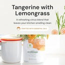 Grab Green Automatic Dishwashing Detergent Pods, 24 Count, Tangerine Lemongrass Scent, Plant and Mineral Based, Superior Cleaning, Powerful Grease Removal, Brilliant Shine by TinyTreasures Baby Boutique