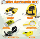 ESSENSON Kids Explorer Kit - Adventure Kit for Kids, Outdoor Explorer Kit with Binoculars, Summer Outdoor Toys for Kids Ages 4-8 by TinyTreasures Baby Boutique