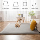 MAXYOYO Baby Play Mat, 1.2" Thick Memory Foam Soft Padded Carpet with Non-Slip Backing, 5x7 ft Japanese Tatami Rug Living Room for Kids, Toddler, Children, Nusery(Grey) by TinyTreasures Baby Boutique