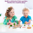 Fairy Garden Light Up Terrarium – DIY Craft Kit with LED for Girls Ages 4-8 | STEM & Art Gift for Kids, Ideal for Birthday or Holiday by TinyTreasures Baby Boutique