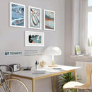 11x17 Picture Frame 3 Pack - White Woodgrain, Solid Wood & HD Tempered Glass, Wall Gallery Poster Frame by CozyNest Decor