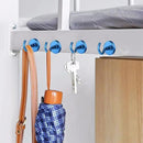 MIKEDE Strong Magnetic Hooks, 110Lbs Heavy Duty Magnetic Hooks for Cruise, Neodymium Earth Magnets with Hooks for Hanging, Super Metal Industrial Magnets for Grill, Storage (Blue,10 Pack) by CozyNest Decor