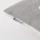 HWY 50 Grey Gray Decorative Throw Pillow Covers 18x18 Inch, Pack of 2 Embroidered Cotton Farmhouse Cushion Cover Pillow Case for Sofa Couch Living Room Bed Bedroon, Sunflower Design by CozyNest Decor