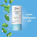 The Humble Co. Whitening Toothpaste Tablets – Fluoride Free Toothpaste Whitening Tablets, Dentist Developed Formula, Vegan, SLS Free, Plastic Free (Peppermint, 2 PK) by CozyNest Decor
