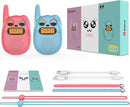 Qniglo Walkie Talkies for Kids Rechargeable, Christmas Birthday Gifts for Boys Girls Age 3-12, Kids Walkie Talkies with FM Radio for Adventure Game Camping Toys for 5 6 7 8 9 10 Year Old Teens Boy by TinyTreasures Baby Boutique