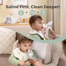 Momcozy BreezyClear™ 2-in-1 Electric Nasal Aspirator with Spray, Nasal Aspirator for Baby, 65kPa Nose Sucker with 4 Adjustable Suction Levels,Portable Electric Nose Cleaner,Light & Music Soothing by TinyTreasures Baby Boutique