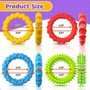 Sensory Fidget Toys for Kids Adults - 4 Pack Stretchy Fidget Bracelet | Texture & Calming Autism Sensory Toys for Special Needs Autistic Children | Calm Down Toy for Toddler Girls Boys by TinyTreasures Baby Boutique