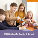 Creator Kit for VinciBot Robotic with 434+ Building Blocks & 20 Building Cases for Kids School STEM Education Class, DIY Science Experiment Kit for Kids Ages 8-12 by TinyTreasures Baby Boutique