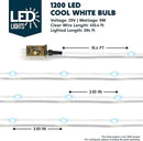 Joiedomi 1200 LED Christmas String Lights Outdoor,394FT Cool White Fairy Light with Remote 8 Modes Timer, Plug in PVC Clear Wire Lighting Decor with Reel for Indoor Dorm Classroom Bedroom Holiday by GreenHaven Gardens