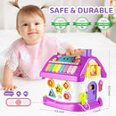 Marstone Montessori Toddler Toys for 1 Year Old Girl Gifts: 8 in 1 Multi-Functional Learning Baby Musical House for 1 2 3 Yr Old Girl and Boy Birthday Gifts, Educational Baby Toys 6-12, 12-18 Months by TinyTreasures Baby Boutique