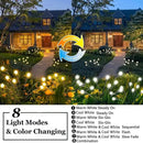 6-Pack Solar Garden Lights, 48 LED Solar Lights Outdoor for Garden Decor, Waterproof Firefly Light Outdoor (Sway by Wind), Swaying Light for Yard Patio Landscape Decorations (Warm White & Cool White) by GreenHaven Gardens