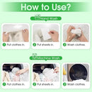 Poesie Laundry Detergent Sheets Fresh Scent 320 Sheet Liquidless Soap Sheets Detergent for Travel Camping Dormitory Hotel by CozyNest Decor