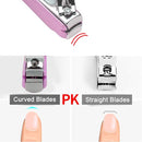 PAFASON Baby Safety Nail Clipper Cutter Trimmer with Nail Catcher and Baby Glass Nail File, Czech Float Glass, Stainless Steel Ideal Gift for Young Children Infant, Newborns Toddlers by TinyTreasures Baby Boutique
