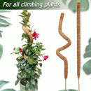 2 Pack Moss Pole, 28 Inch Bendable Moss Pole for Plants Monstera, Moss Poles for Climbing Plants Indoor, Coir Plant Pole Sticks Support Stakes for Potted Plant, Pothos, Philodendron by GreenHaven Gardens