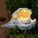 Pet Cat Solar Garden Memorial Statue – Outdoor Resin Angel Kitty with Solar Light, Guardian Angel Kitten Memorial Gift for Patio, Lawn, Yard, or Garden Decor by CozyNest Decor