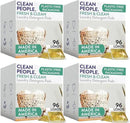 Clean People Laundry Detergent Pods - Recyclable Packaging, Hypoallergenic, Stain Fighting - Ultra Concentrated, Laundry Soap (384 Count, Fresh Scent) by CozyNest Decor