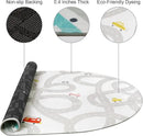 STARUIA Road Traffic Kids Rug Children Playing with Cars Playmat 3x5 Ft, Washable Play Carpet for Kids Playroom, Non-Slip Have Fun Safe Baby Nursery Rug for Toddler Boy's Bedroom Game Room Grey by CozyNest Decor