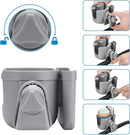 Accmor Stroller Cup Holder with Phone Holder, Bike Cup Holder, Universal Cup Holder for Uppababy Nuna Doona Strollers, 2-in-1 Cup Phone Holder for Stroller, Bike, Wheelchair, Walker, Scooter by TinyTreasures Baby Boutique