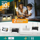 Solar Deck Lights Outdoor Waterproof 12Pack, Solar Powered Step Lights for Outside Stairs, Step, Fence, Yard, Patio, and Pathway(Warm White) by GreenHaven Gardens