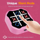 3 in 1 Electronic Tic Tac Toe Game, Handheld Digital Tic Tac Toe Bolt Game with Silent Mode, Portable Learing Toys Gift for Kids & Adults, Pink by TinyTreasures Baby Boutique