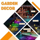 6 Pack, Landscape Lighting for Yard and Walkway, Garden Decor for Outside Patio Porch, Warm White, Black, GD006 by GreenHaven Gardens