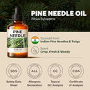 Kukka Pine Essential Oil for Diffuser - 4 Fl Oz - 100% Pure Natural Pine Oil, Woody Scent, for Candle & Soap Making Scent DIY by CozyNest Decor