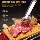 BBQ Grilling Accessories, 16-Inch Stainless Steel BBQ Grill Tools Set for Men, Heavy Duty Grilling Accessories Kit for Camping, Kitchen, Extra Thick Barbecue Utensil by GreenHaven Gardens