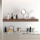 Fun Memories Floating Shelves - 10.3 Inch Deep Wall Shelf for Decor & Storage - Wall Mounted Display Shelving with Invisible Heavy-Duty Metal Bracket - 36"x 10.3"x 1.8" 1 Pack, Walnut by CozyNest Decor
