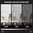 OKELI 3-Light Dimmable LED Pendant Lighting for Kitchen Island, 18W 1350LM Modern Crystal Bubble Island Light Fixture, 6000K Cool White, Adjustable Electro-Chrome Fixture, Easy Install, Square by CozyNest Decor