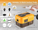 Steam Cleaner for Home, Handheld 2500W High Pressure Steamer for Cleaning, 9-Level Multipurpose Steam Cleaner for Car Floor Upholstery Kitchen Bathroom Grout Tile, 14 Accessories Included, Yellow by TinyTreasures Baby Boutique