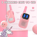Toys for 3-12 Year Old Boys Girls, Walkie Talkies for Kids 2 Channels 2 Way Radio Toy…, Pink, WTK08 by TinyTreasures Baby Boutique