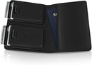 Kings Loot Passport Holder Wallet | RFID Blocking Leather Travel Wallet with Built-in Airtag Holder | Holds 1-6 Cards & Passport | Easy Pull Tab | Travel Wallets (Onyx Black) by TinyTreasures Baby Boutique