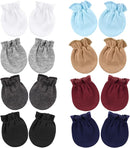 BQUBO Newborn Infant Toddler Mittens No Scratch Cotton Elastic Wrist Gloves Hypoallergenic for 0-6 Months Baby Boys Girls by TinyTreasures Baby Boutique