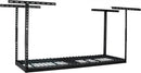 MonsterRax Overhead Garage Storage Rack 2 x 6 Ceiling Rack for Garage Shelving, Organization, & Storage, Adjustable Hanging Storage for Bikes, Equipment & Bins (Hammertone, 12"- 21" Ceiling Drop) by GreenHaven Gardens