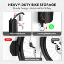 Bike Rack Garage, Bike Wall Mount – 2 Pack Bike Rack for Garage & Indoor Storage, Heavy Duty Vertical Bike Hanger Holds Up to 66 lbs, Space-Saving Bike Wall Rack for Home, Apartment, or Shed by GreenHaven Gardens