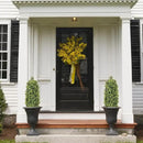 3ft Artificial Boxwood Topiary Trees (Set of 2) - UV Resistant Faux Plants for Outdoor/Indoor, Realistic 36in Fake Bushes and Shrubs for Front Porch, Planter, Patio - Low Maintenance & Evergreen by GreenHaven Gardens