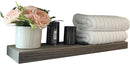 Joel's Antiques 36 Inch Wooden Floating Shelves for Wall - 36x8x2 in - Made of Natural Wood - Heavy Duty Rustic Wall Shelves for Bedroom - Perfect for Living Room, Kitchen - Grey by CozyNest Decor