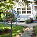 VEWOGARDEN Large Wind Spinners Outdoor, Metal Wind Sculptures & Spinners 360 Degrees Kinetic Wind Spinners for Yard and Garden 64 * 15.7 Inches by GreenHaven Gardens