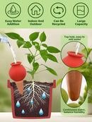4Pcs Plant Watering Globes, Kalolary Hedgehog Shape Self Watering Spikes Terracotta Drip Water Stakes Irrigation Watering Bulbs for Pot, Indoor, Outdoor, Vacation (Bottle) by GreenHaven Gardens
