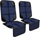 Car Seat Protector 2 Pack Car Seat Cushion Mat Thickest Padding,Waterproof 600D Fabric Car Seat Covers for Non-Slip Backing Mesh Pockets for Baby and Pet (Blue, 2 Pack) by TinyTreasures Baby Boutique