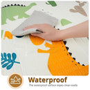 Foldable Baby Play Mat, PIGLOG Waterproof Playmats for Babies and Toddlers Kids, Safe Foam Playmat for Tummy Time, 50x50 Playpen Mat, Reversible Portable Baby Floor Mat for Infant, Toddler, Dinosaur by TinyTreasures Baby Boutique