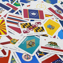 Menique U.S. States Flags Memory Matching Game – 100 Cards (50 Pairs) – Learn State Flags, Capitals & Abbreviations – Educational Card Game for Kids and Adults by TinyTreasures Baby Boutique