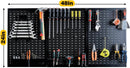 Ultrawall Peg Board Wall Organizer 4 ft. Metal Pegboard Garage Wall Pegboard Tool Storage Kit with Accessories for Garage, 45pcs by GreenHaven Gardens
